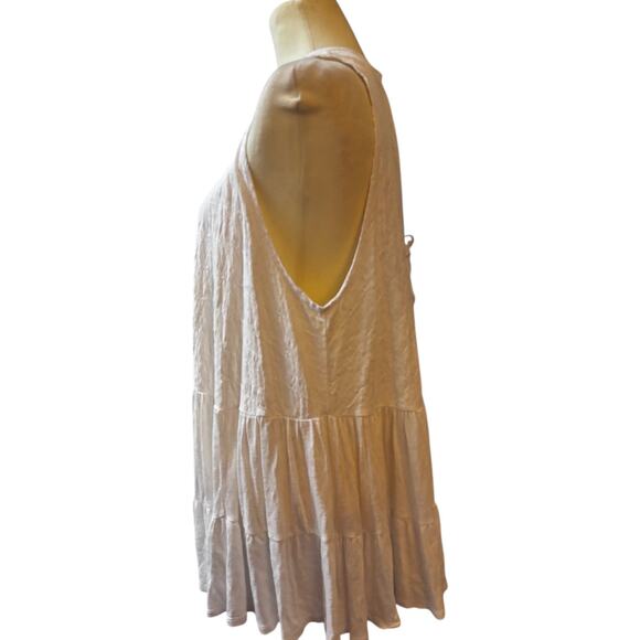 Free People. Off-White Colored Tunic. Size Small. - Picture 2 of 5